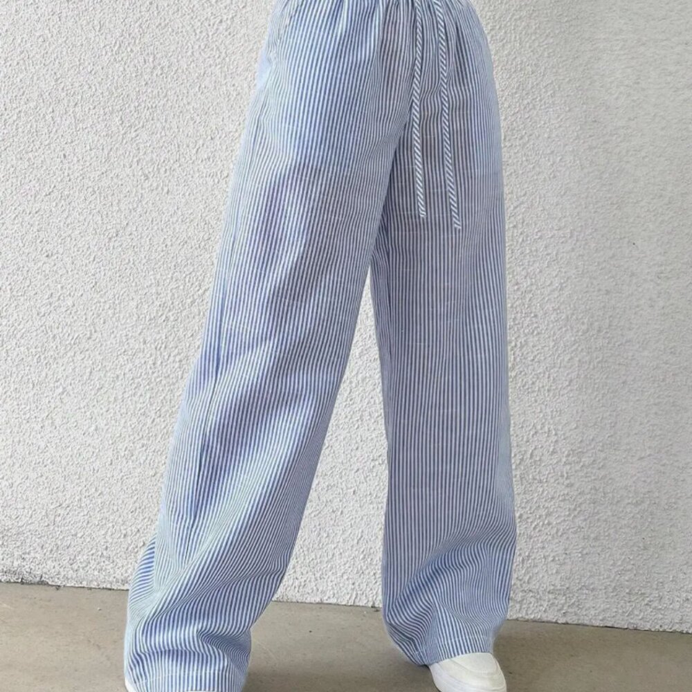 Striped lounge pants